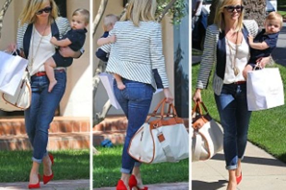 Reese Witherspoon w marynarskich kolorach