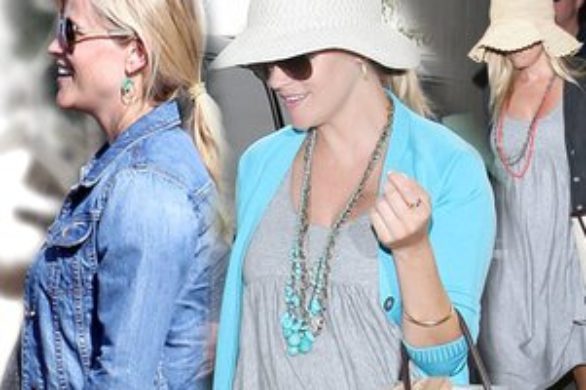 Ciążowe stylizacje Reese Witherspoon