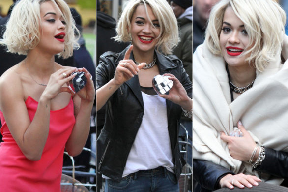 Rita Ora za kulisami sesji dla DKNY (FOTO)