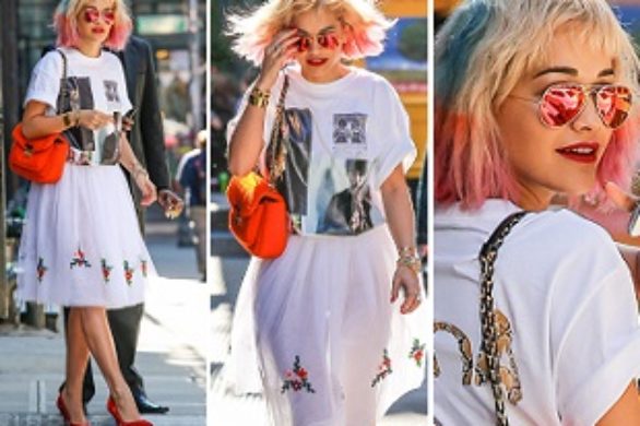 Rita Ora i jej różowe ombre (FOTO)