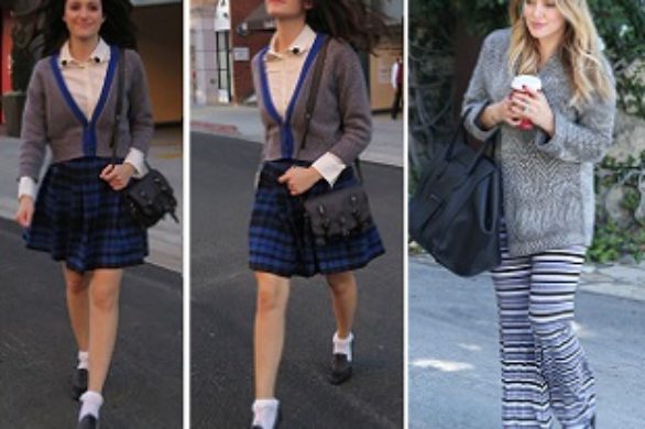 Emmy Rossum i Hilary Duff w codziennych stylizacjach