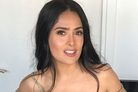Salma Hayek wypoczywa na wakacjach – wygląda pięknie bez makijażu!