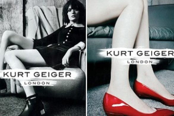 Sam Rollinson w kampanii Kurt Geiger jesień 2013