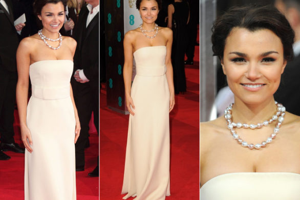 Samantha Barks w sukience marki Calvin Klein (FOTO)