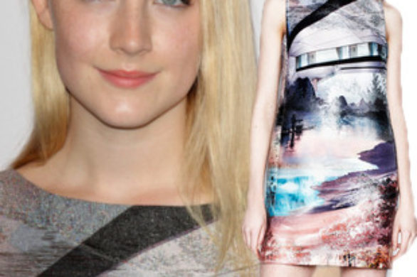Saoirse Ronan w kreacji od Mary Katrantzou