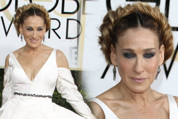 Wszyscy krytykują suknię Sary Jessiki Parker ze Złotych Globów! (FOTO)