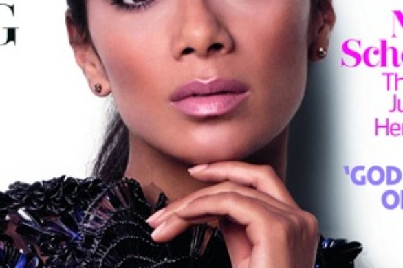 Nicole Scherzinger na grudniowej  okładce Marie Claire UK