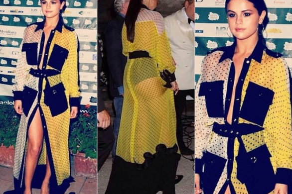 Selena Gomez w seksownej kreacji Emanuel Ungaro