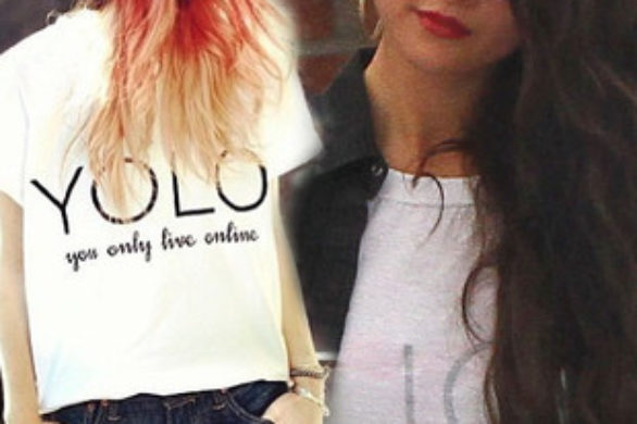 Selena Gomez w T-shircie polskiej marki