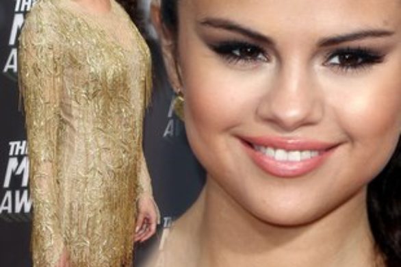 Skąpana w złocie Selena Gomez (FOTO)