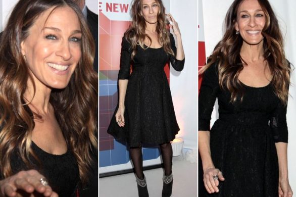 Sarah Jessica Parker w rozkloszowanej małej czarnej (FOTO)