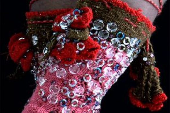 Ozdobne skarpetki z męskiej kolekcji Vivienne Westwood