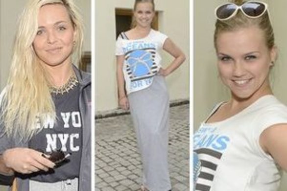 Agnieszka Kaczorowska i Candy Girl w dresowych spódnicach