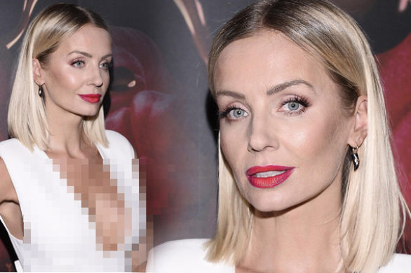 Agnieszka Woźniak-Starak wróciła na salony z dekoltem do pępka (FOTO)