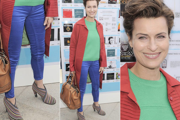 Danuta Stenka zaskoczyła kolorową stylizacją (FOTO)