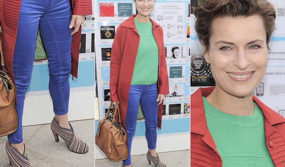 Danuta Stenka zaskoczyła kolorową stylizacją (FOTO) Danuta Stenka zaskoczyła kolorową stylizacją (FOTO)