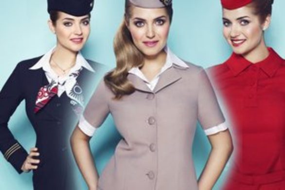 Historyczne stroje polskich stewardess