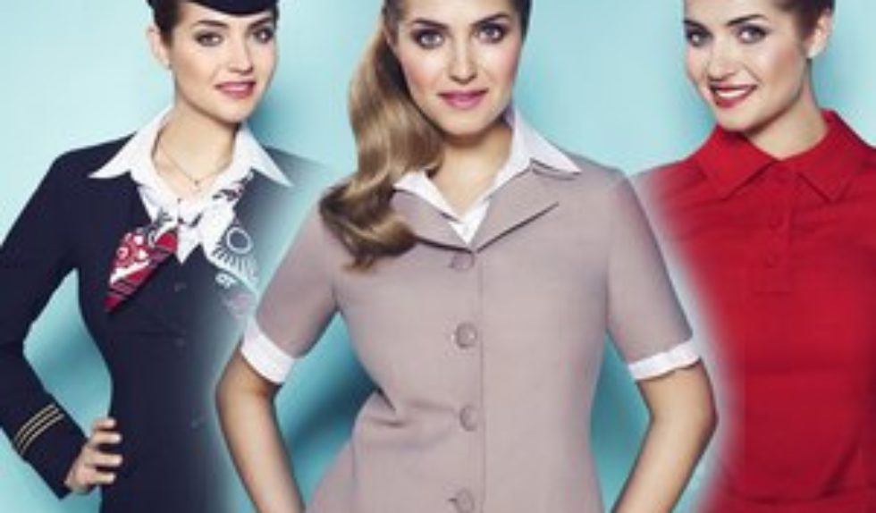 Historyczne stroje polskich stewardess