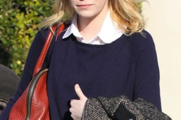 Emma Stone w jesiennej stylizacji