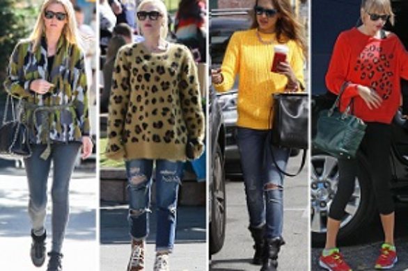 Gwiazdy w kolorowych swetrach (FOTO)