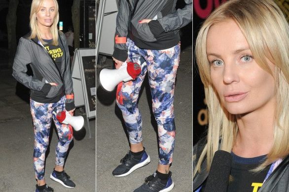 Agnieszka Szulim w kolorowych legginsach (FOTO)