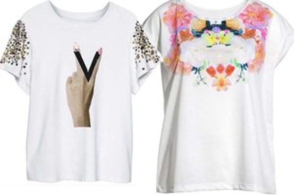 Białe T-shirty z kolekcji jesień 2012