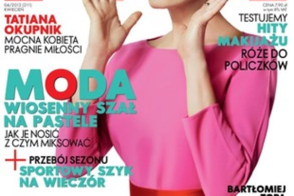 Tatiana Okupnik na okładce Elle