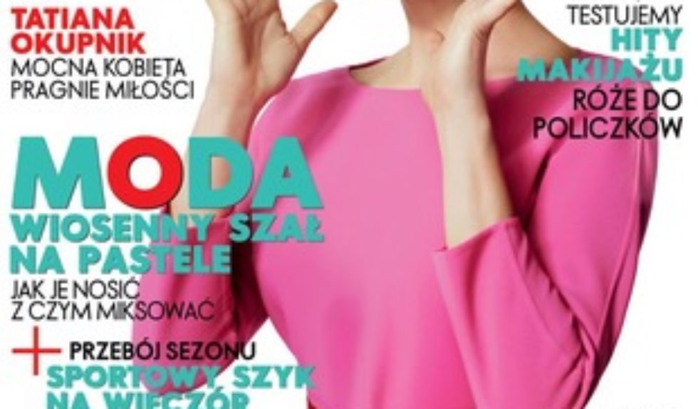 Tatiana Okupnik na okładce Elle
