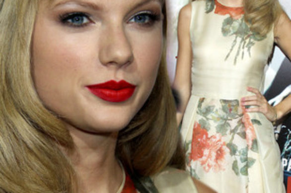 Taylor Swift w romantycznej sukience w kwiaty