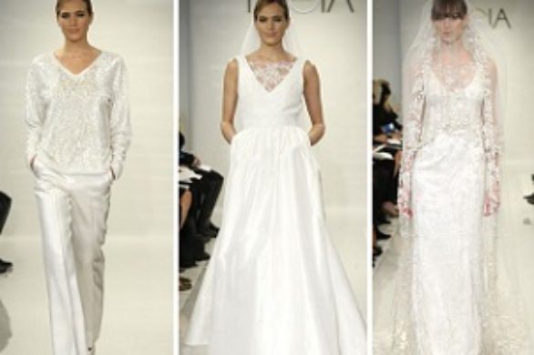Nietypowe suknie ślubne Theia White jesień-zima 2014/15