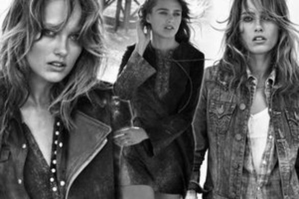 Karmen Pedaru w kampanii True Religion