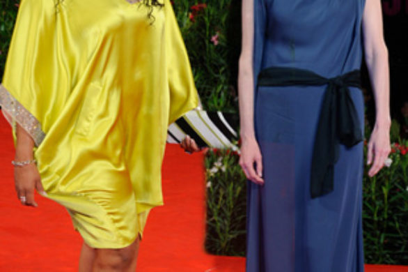 Tilda Swinton na premierze