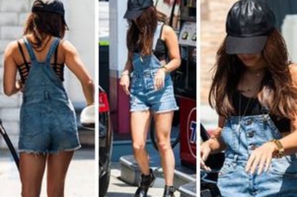 Vanessa Hudgens w ogrodniczkach Blank NYC (FOTO)