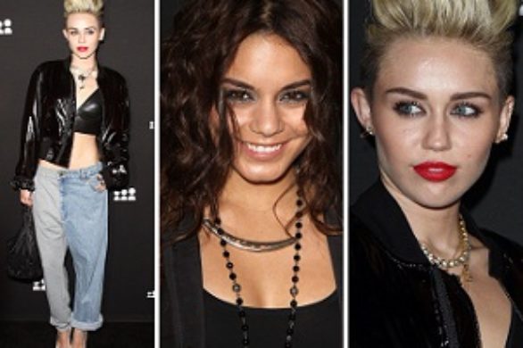 Vanessa Hudgens i Miley Cyrus na Myspace Event Party