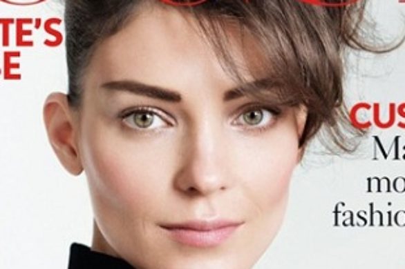Kati Nescher na okładce lutowego wydania Vogue UK