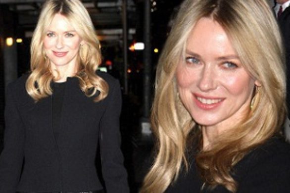 Naomi Watts cała w czerni