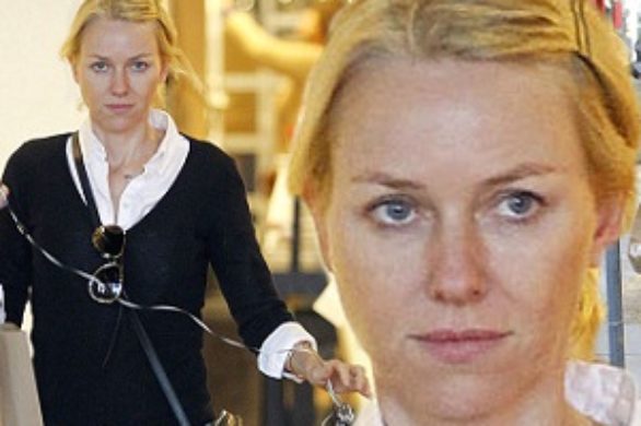 Naomi Watts na zakupach bez makijażu