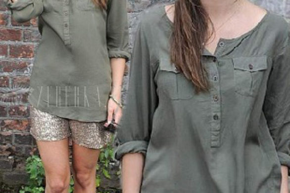 Agnieszka Więdłocha w cekinowych spodenkach