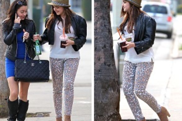 Ariel Winter w panterkowych spodniach