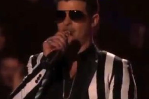 Robin Thicke jak Beetlejuice na MTV VMA 2013 (FOTO)