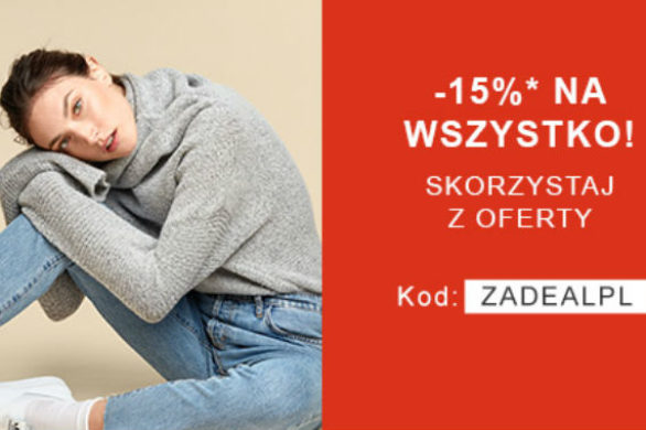 -15% z 450 PLN na przecenione i nieprzecenione produkty