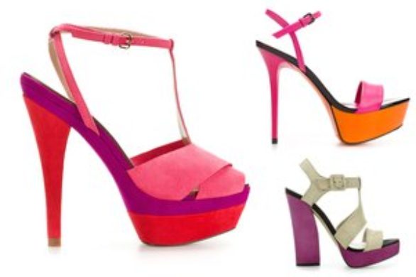 Kolorowe sandałki od Zary