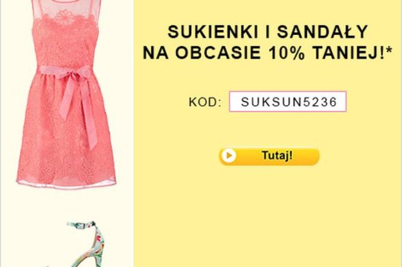 Sukienki i sandały na obcasie w Zalando 10% taniej!
