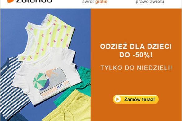 Dziecięce koszulki i szorty w Zalando 50% taniej!
