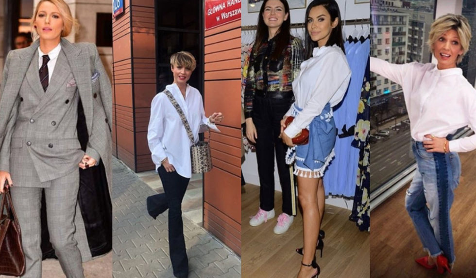 Biała koszula w stylizacjach gwiazd – zainspiruj się! Biała koszula w stylizacjach gwiazd – zainspiruj się!