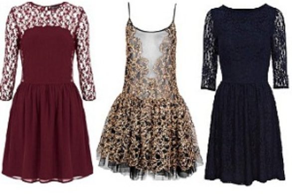 Przegląd koronkowych sukienek na Sylwestra