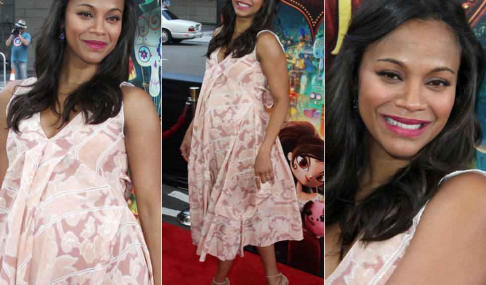 Zachwycająca Zoe Saldana w ciążowej kreacji (FOTO) Zachwycająca Zoe Saldana w ciążowej kreacji (FOTO)