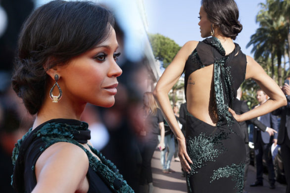 Zoe Saldana zachwyca drugiego dnia Festiwalu w Cannes