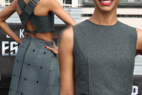 Zoe Saldana w zestawie od Calvina Kleina (FOTO)