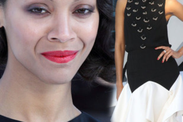 Zoe Saldana w Vionnet (FOTO)